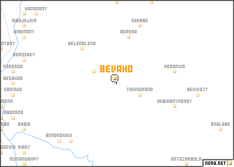 map of Bevaho