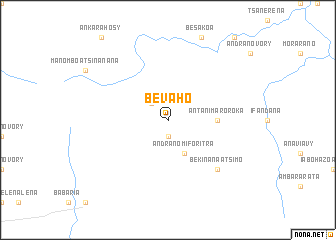 map of Bevaho