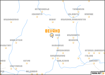 map of Bevaho