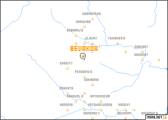 map of Bevakoa