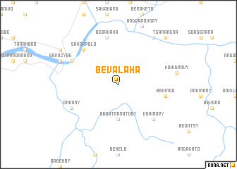 map of Bevalaha