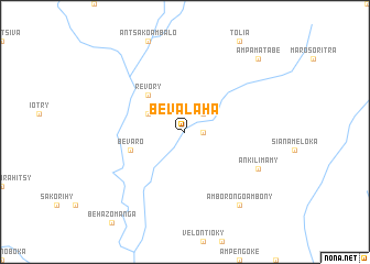 map of Bevalaha