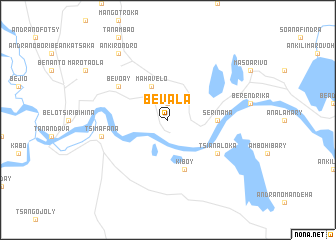 map of Bevala