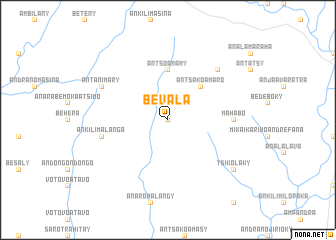 map of Bevala