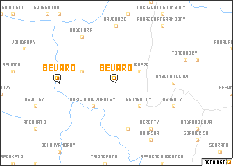 map of Bevaro