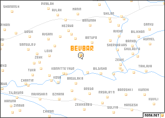 map of Bevbar