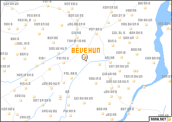 map of Bevehun