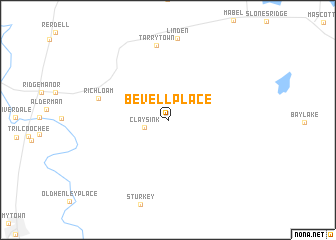 map of Bevell Place