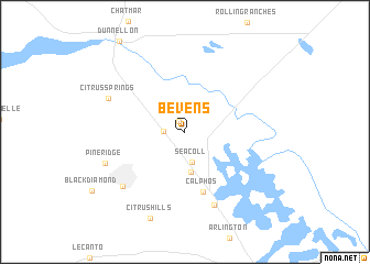 map of Bevens