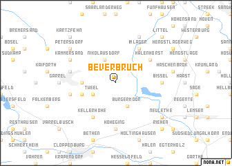 map of Beverbruch