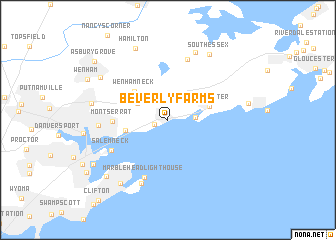 map of Beverly Farms