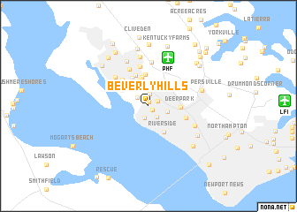 map of Beverly Hills