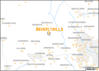 map of Beverly Hills