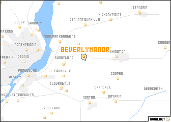 map of Beverly Manor