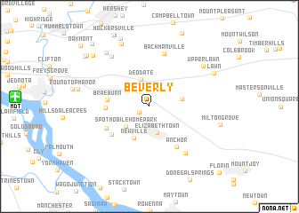 map of Beverly