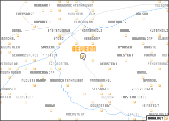 map of Bevern