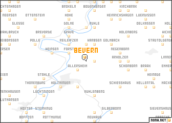 map of Bevern
