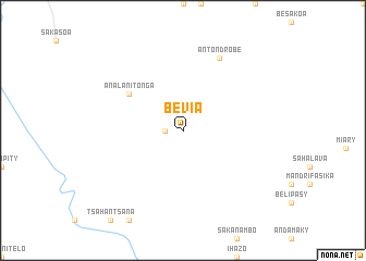 map of Bevia