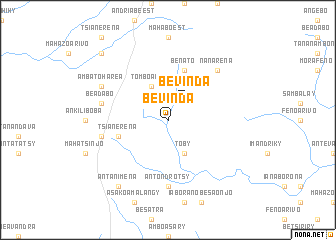 map of Bevinda