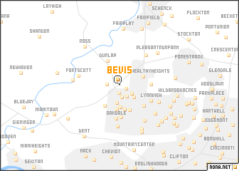 map of Bevis