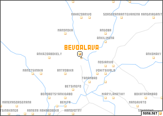 map of Bevoalava