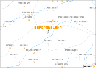 map of Bevoandelaka