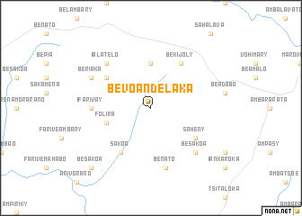 map of Bevoandelaka
