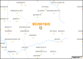 map of Bevoatavo