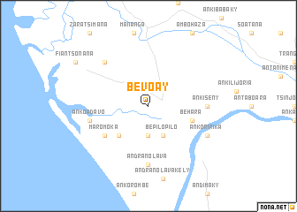 map of Bevoay