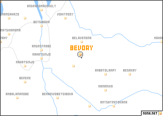 map of Bevoay