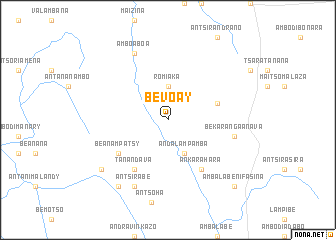 map of Bevoay