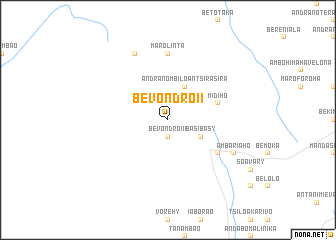 map of Bevondro II