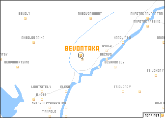 map of Bevontaka