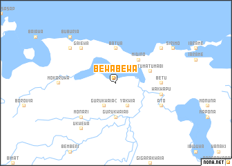 map of Bewabewa