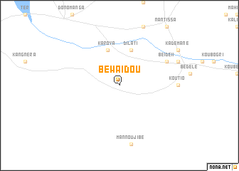 map of Bewaïdou