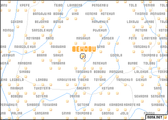 map of Bewobu