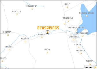 map of Bew Springs