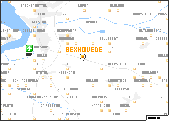 map of Bexhövede