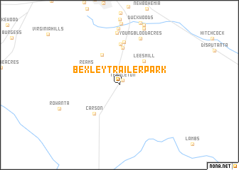 map of Bexley Trailer Park