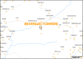 map of Bex Project Camp One