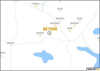 map of Béyama