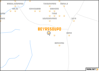 map of Béyassoupo