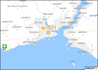 map of Beyazıt