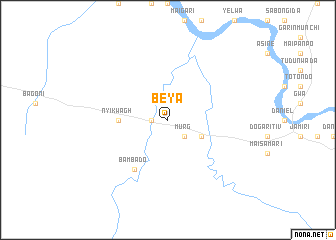 map of Beya