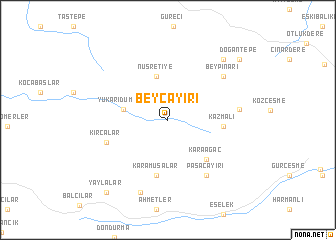 map of Beyçayırı