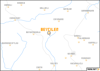 map of Beyciler