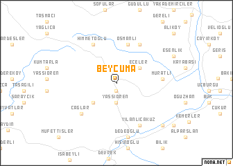map of Beycuma