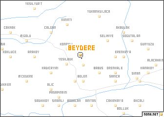 map of Beydere