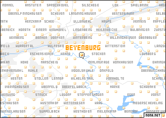 map of Beyenburg