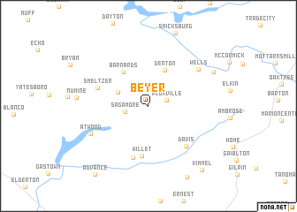 map of Beyer